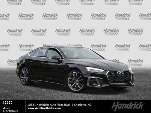 Mythos Black Metallic 2021 Audi A5 Sportback 45 S Line Premium Plus