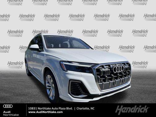Glacier White Metallic 2026 Audi Q7 55 Premium Plus