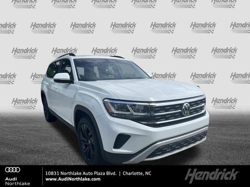 Pure White 2022 Volkswagen Atlas 2.0T SE w/Technology