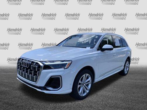 Glacier White Metallic 2025 Audi Q7 55 Premium Plus