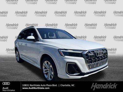 Glacier White Metallic 2025 Audi Q7 55 Premium Plus