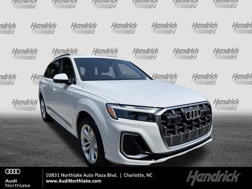 Glacier White Metallic 2025 Audi Q7 55 Premium Plus