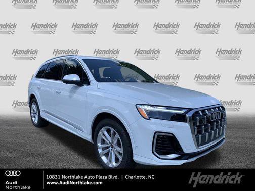 Glacier White Metallic 2025 Audi Q7 55 Premium Plus