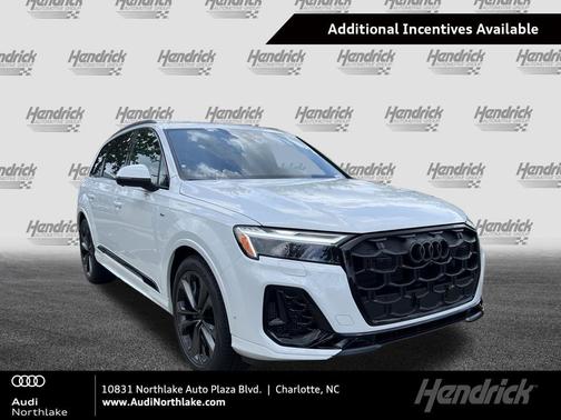 Glacier White Metallic 2026 Audi Q7 55 Premium Plus