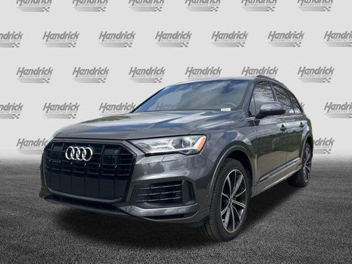 Samurai Gray Metallic 2021 Audi Q7 55 Premium Plus