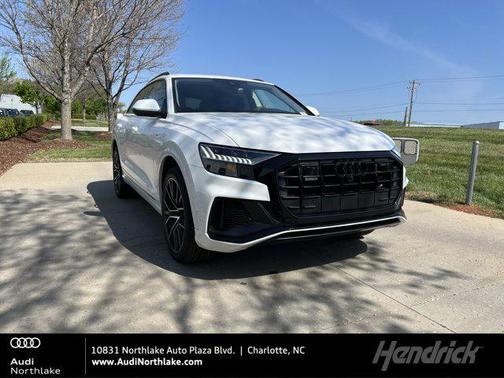 Carrara White 2023 Audi Q8 55 Premium Plus