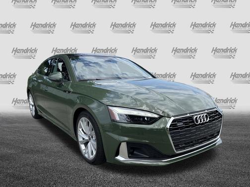 District Green Metallic 2023 Audi A5 Sportback Premium