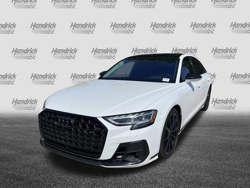 Glacier White Metallic 2022 Audi S8 4.0T