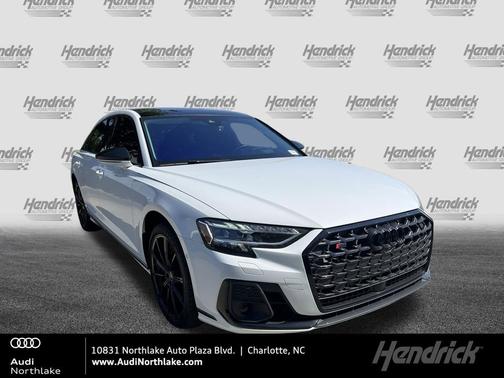 Glacier White Metallic 2022 Audi S8 4.0T