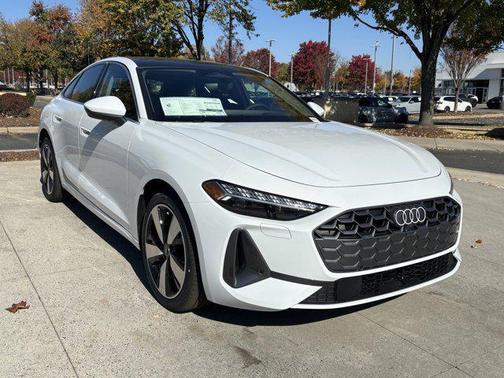 Glacier White Metallic 2025 Audi A5 Premium Plus TFSI quattro S tronic