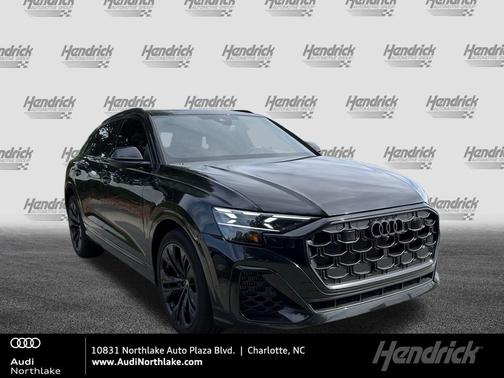 Mythos Black Metallic 2025 Audi Q8 55 Prestige