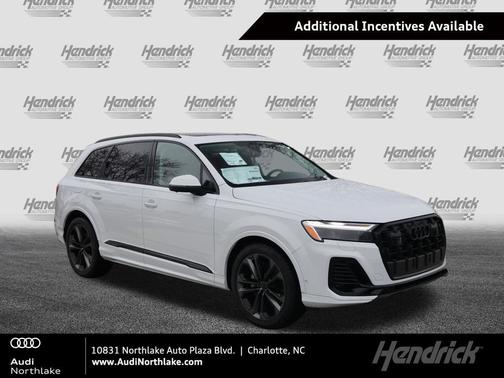 Glacier White Metallic 2026 Audi Q7 55 Premium Plus