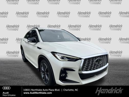 Majestic White 2023 INFINITI QX55 LUXE