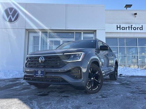 Pure Gray 2026 Volkswagen Atlas Cross Sport 2.0T SEL R-Line Black