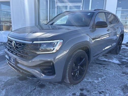 Pure Gray 2026 Volkswagen Atlas Cross Sport 2.0T SEL R-Line Black
