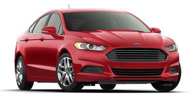 Red 2013 Ford Fusion SE