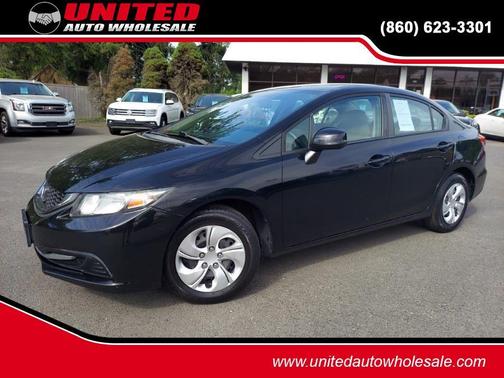 Crystal Black Pearl 2013 Honda Civic LX