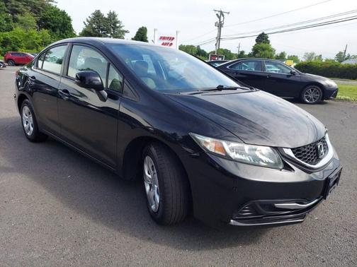 Crystal Black Pearl 2013 Honda Civic LX