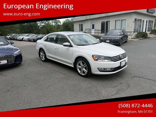 White 2014 Volkswagen Passat 2.0L TDI DSG SE w/Sunroof