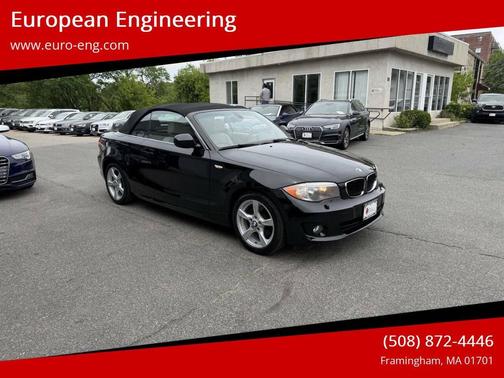 Black 2012 BMW 128 128i 2dr Convertible SULEV