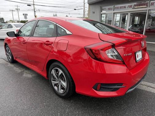Red 2019 Honda Civic LX
