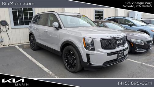 Gray 2022 Kia Telluride EX