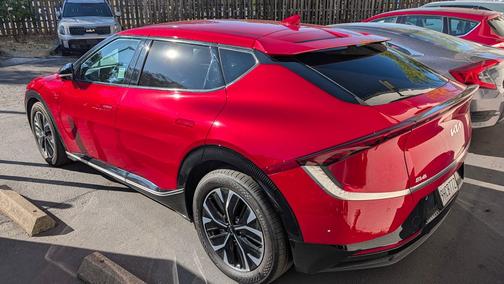 Red 2023 Kia EV6 Wind