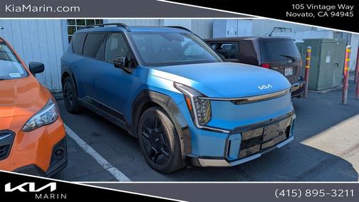Ocean Blue 2024 Kia EV9 GT-Line