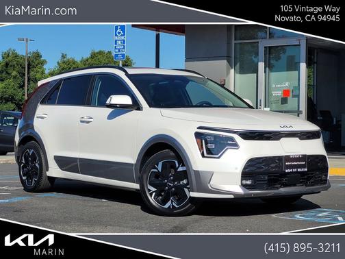 Snow White Pearl 2024 Kia Niro EV Wave