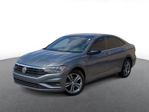 Platinum Gray Metallic 2019 Volkswagen Jetta 1.4T R-Line