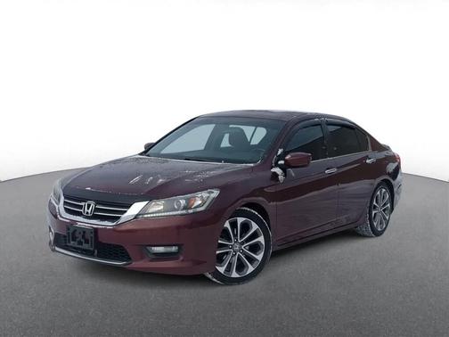 Red 2015 Honda Accord Sport