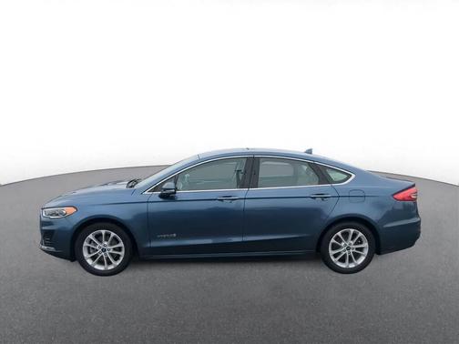 Blue Metallic 2019 Ford Fusion Hybrid SEL