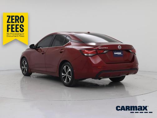 Red 2022 Nissan Sentra SV
