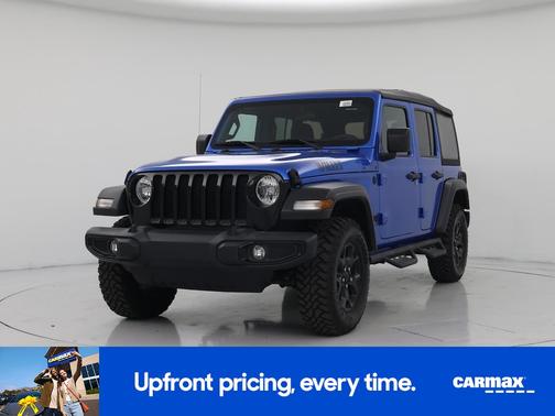 Blue 2022 Jeep Wrangler Unlimited Willys Sport