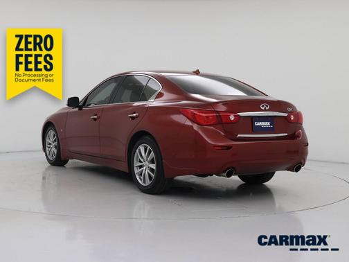 Red 2015 INFINITI Q50 Premium