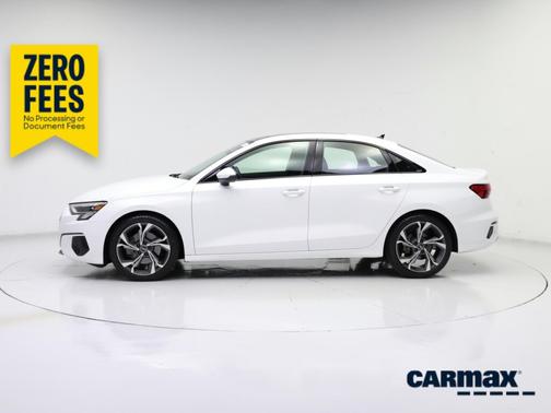 White 2023 Audi A3 Premium