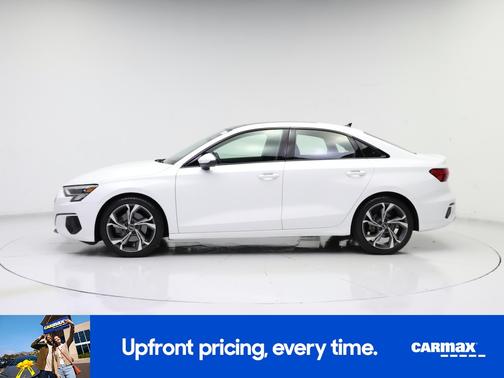 White 2023 Audi A3 Premium