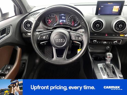 White 2018 Audi A3 Premium