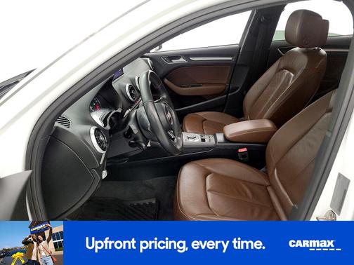 White 2018 Audi A3 Premium