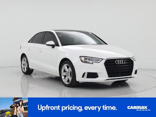 White 2018 Audi A3 Premium