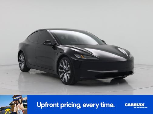 Black 2025 Tesla Model 3 Long Range