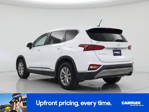 White 2020 Hyundai SANTA FE SE