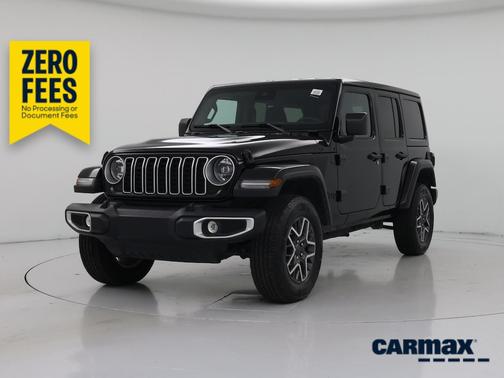 Black 2025 Jeep Wrangler Sahara