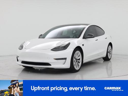 White 2021 Tesla Model 3 Standard Range Plus