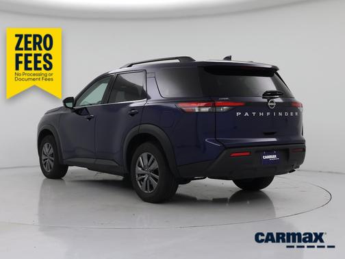 Blue 2025 Nissan Pathfinder SV