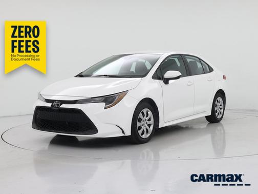 White 2022 Toyota Corolla LE