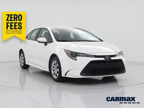 White 2022 Toyota Corolla LE
