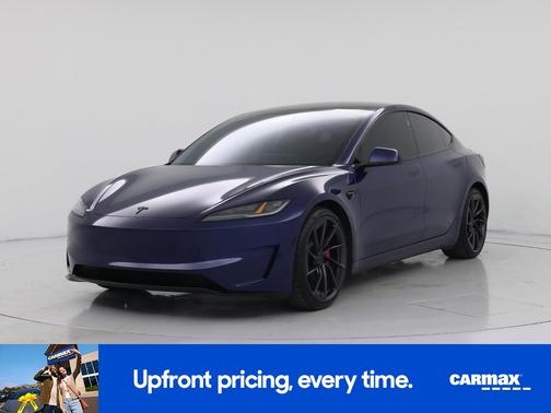 Blue 2024 Tesla Model 3 Performance