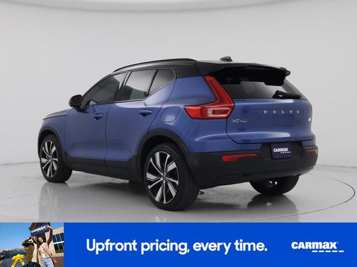 Blue 2021 Volvo XC40 Recharge Pure Electric P8 R-Design