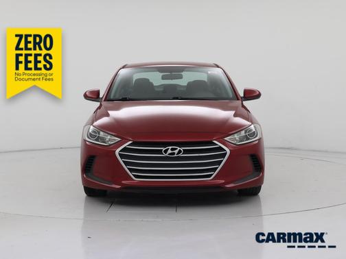 Red 2017 Hyundai ELANTRA SE